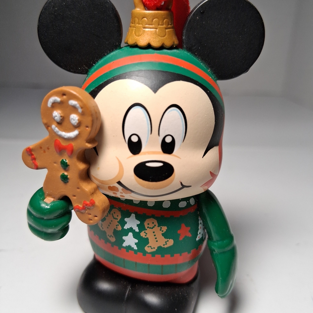 Disney Holiday Mickey Mouse Ornament with Gingerbread
